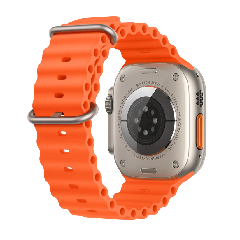 ساعت هوشمند اپل واچ مدل الترا 2 49 میلی متری کیس تیتانیوم بند اوشن | apple watch ultra2 ocean band 49mm titanium