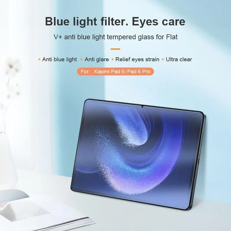 گلس شیشه ای شفاف محافظ صفحه نمایش تبلت ردمی پد 6 | Xiaomi Redmi Pad 6 Tempered Glass PRO+ Screen Protector
