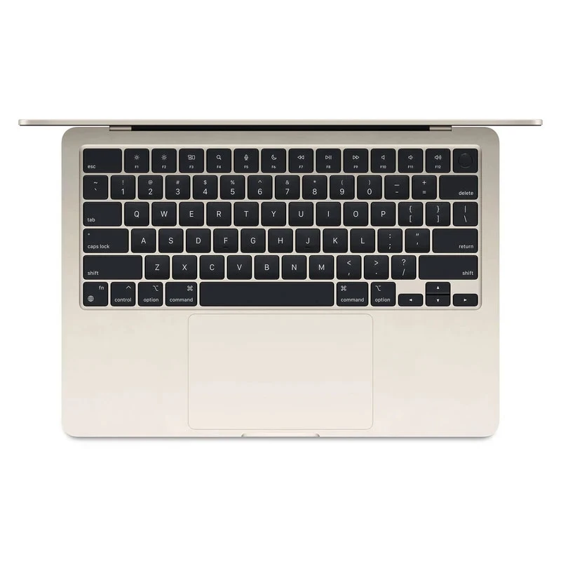 لپ تاپ 13.6 اینچی اپل مدل MacBook Air MC6A4 2025 M4-24GB RAM-512GB SSD رنگ بژ