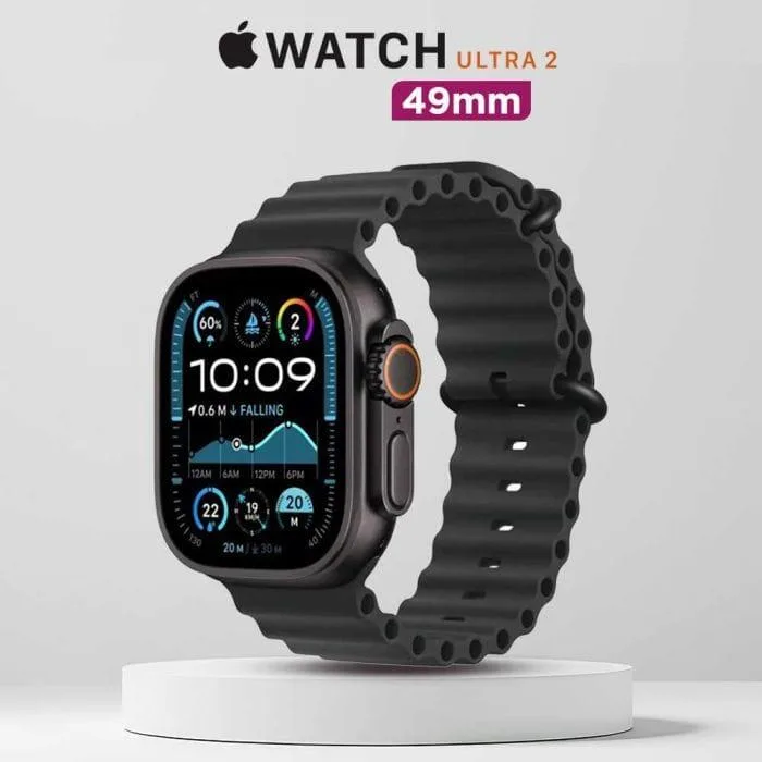 ساعت هوشمند اپل واچ الترا 2 کیس مشکی 49 میلی متری| Apple Watch Ultra 2 New 49mm Ocean Band