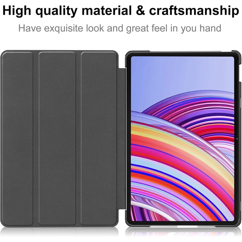 کیف کلاسوری اسمارت مناسب برای تبلت شیائومی Redmi Pad Pro / Poco Pad همراه با جای قلم