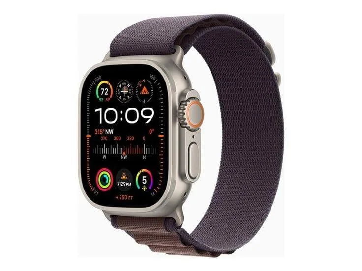 ساعت هوشمند اپل واچ مدل الترا 2 apple watch ultra2 alpine band 49mm titanium (indigo)