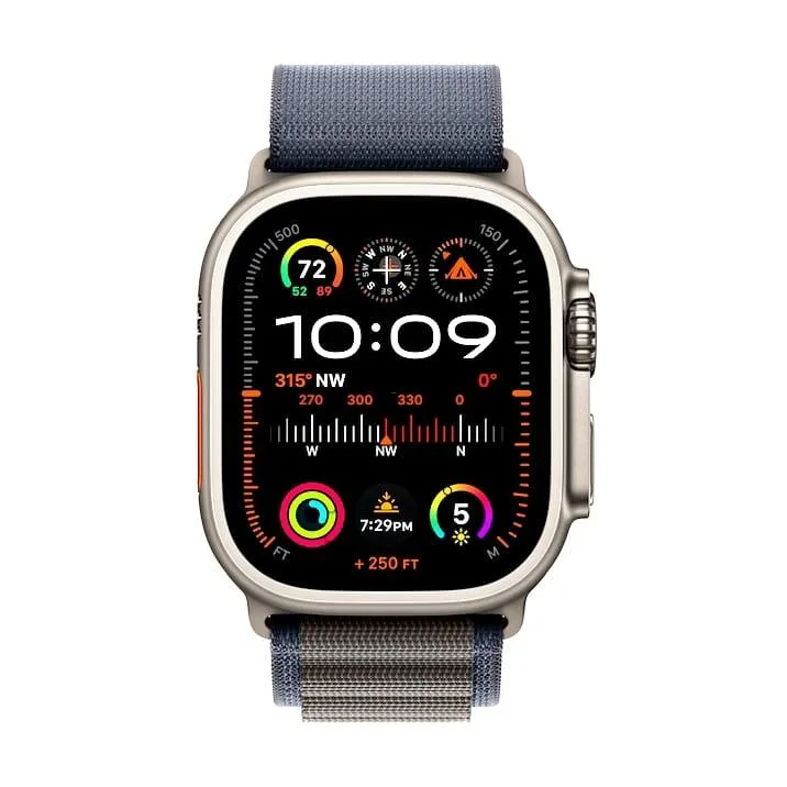 ساعت هوشمند اپل واچ مدل الترا 2 apple watch ultra2 alpine band 49mm titanium (blue)