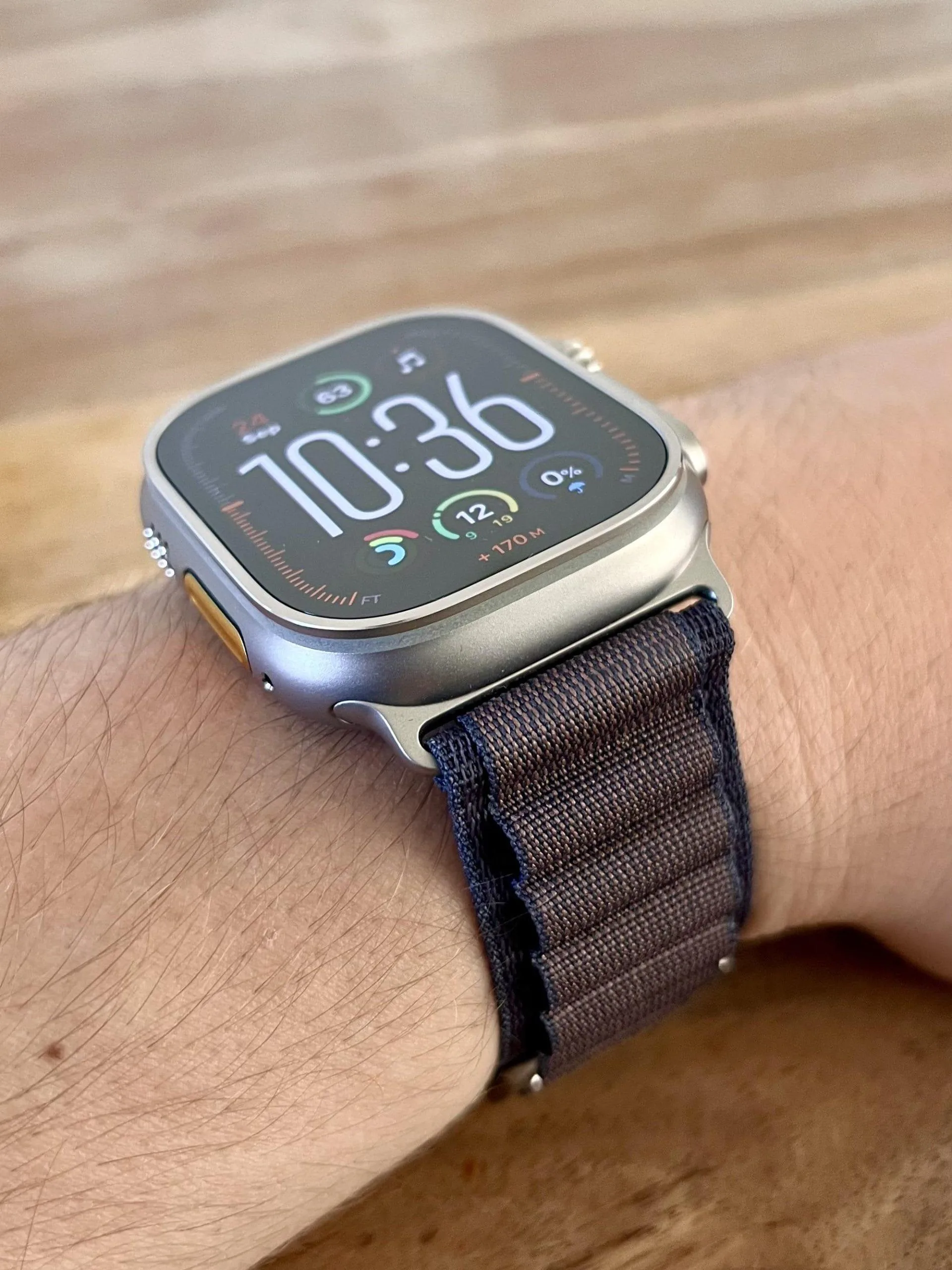 ساعت هوشمند اپل واچ مدل الترا 2 apple watch ultra2 alpine band 49mm titanium (indigo)